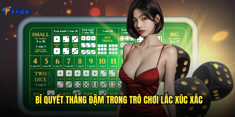 Bí quyết thắng đậm trong trò chơi lắc xúc xắc